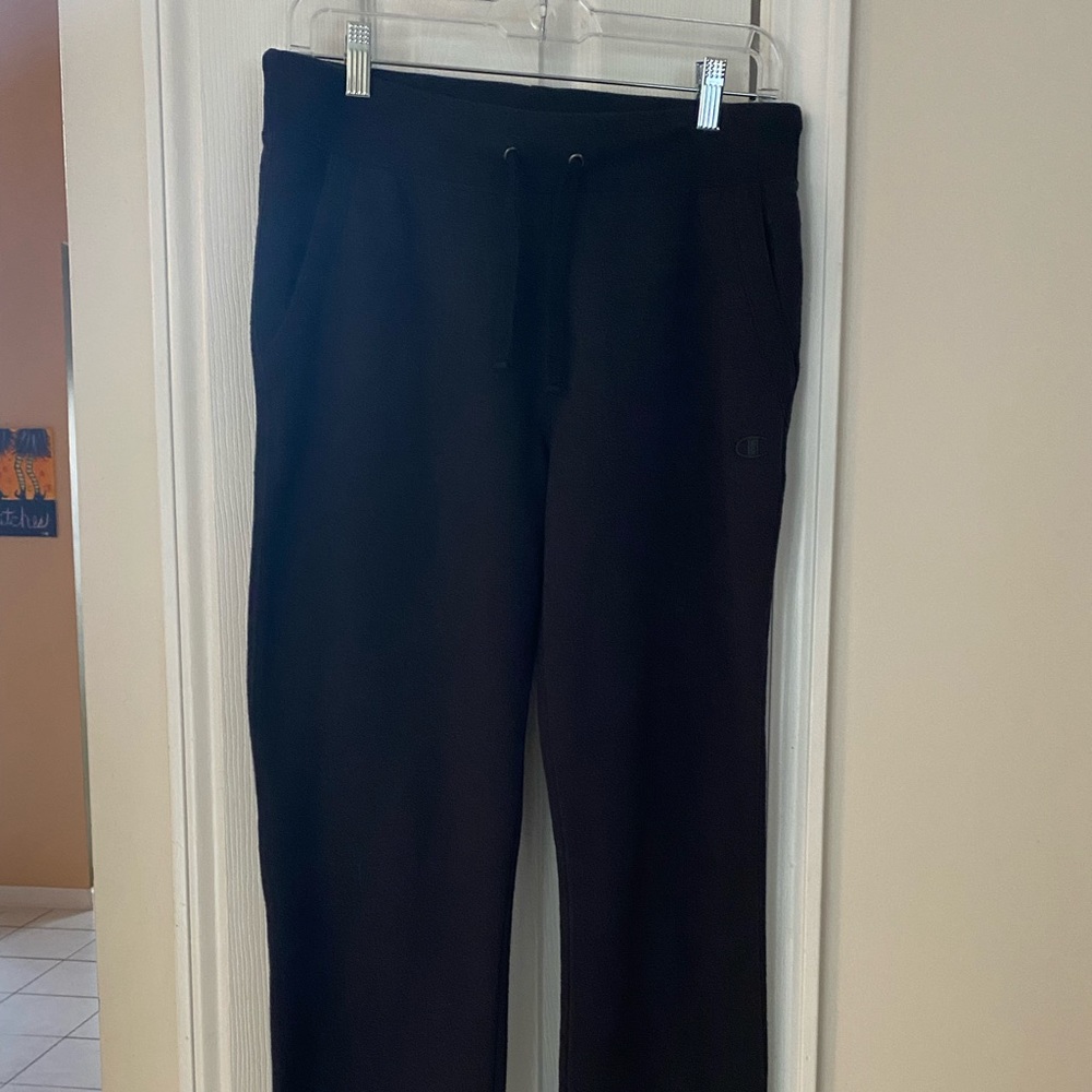 Champion sweats, pockets, black, like new, sz med
